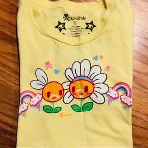 Tokidoki Yellow Graphic Daisy T-shirt